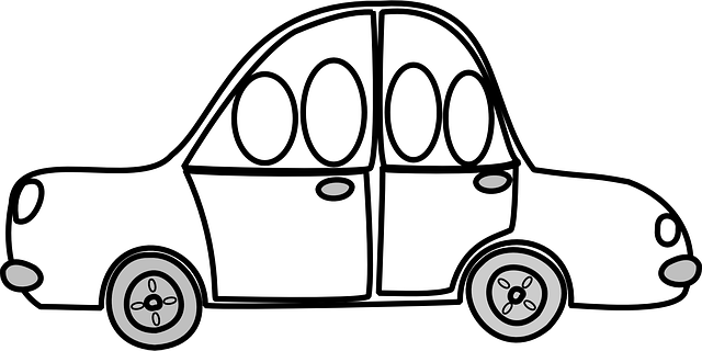 drawing of car